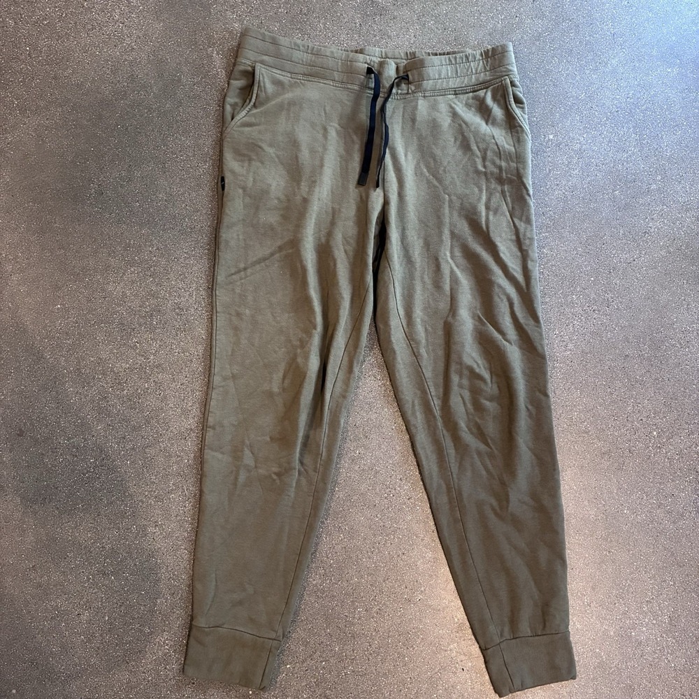 Stance Mens Med Shelter Joggers Butter Blend Green Sweatpants Pockets Drawstring